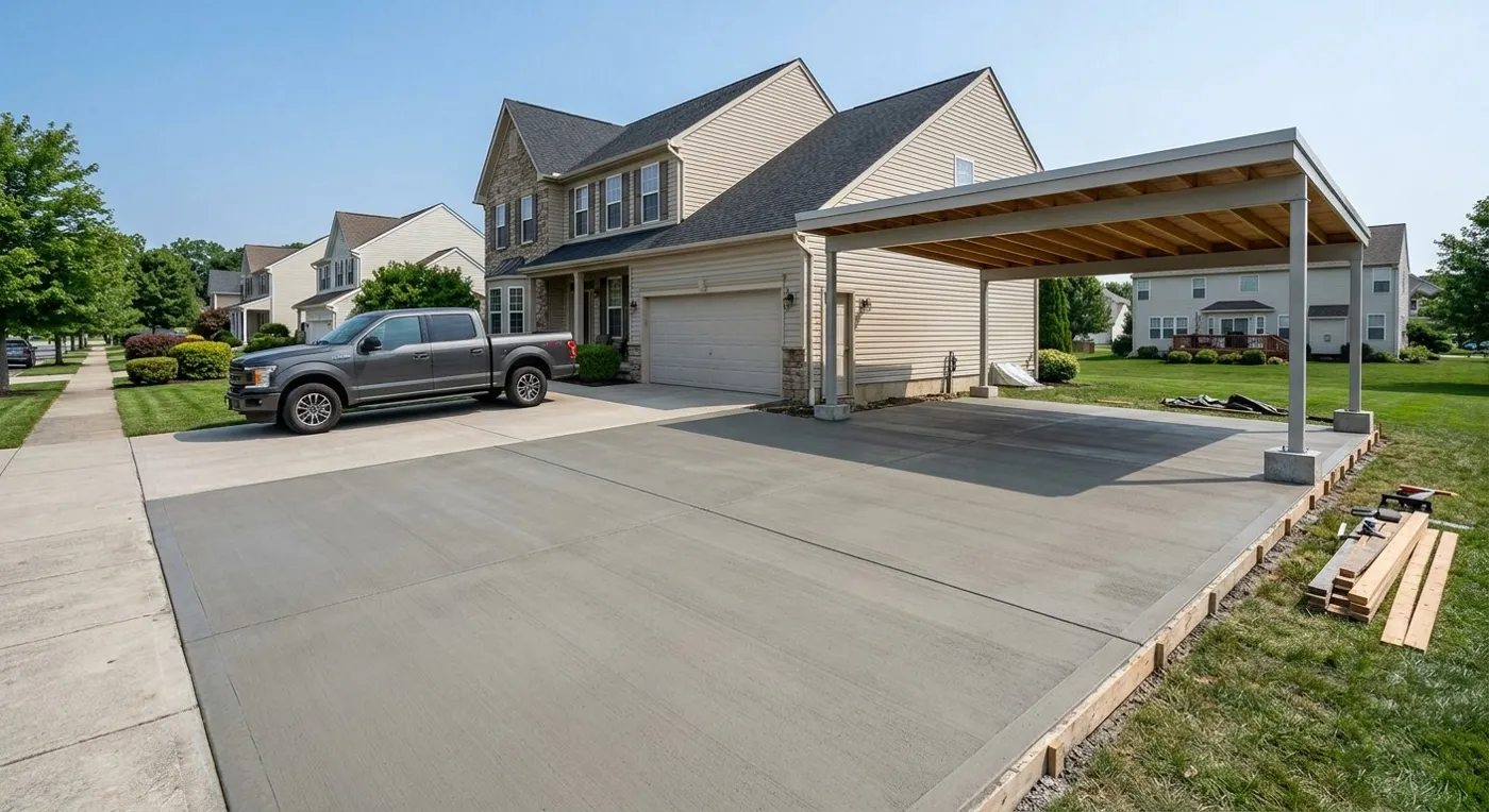 House and Carport Slabs in Vancouver, WA